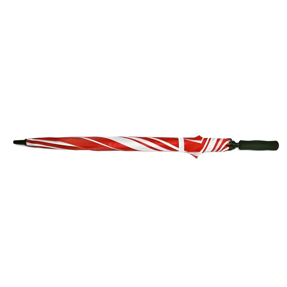 Wholesale Carton - 24 x Large 60" Sublimation Golf Umbrellas - RED/ WHITE - Image 5