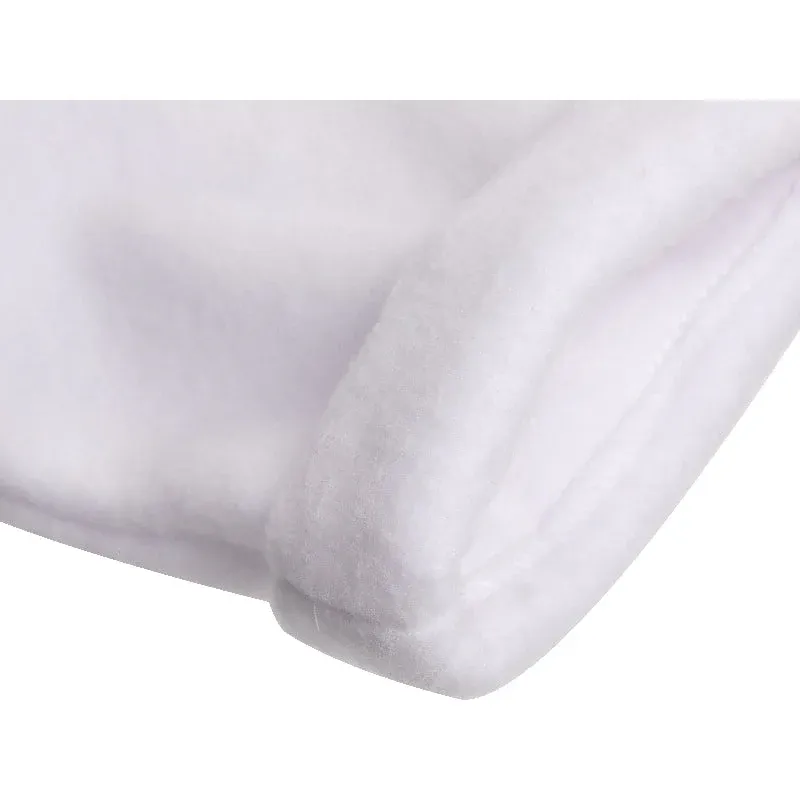 Wholesale Carton - 50 x Baby Sublimation Fleece Beanie Caps - White - Image 4