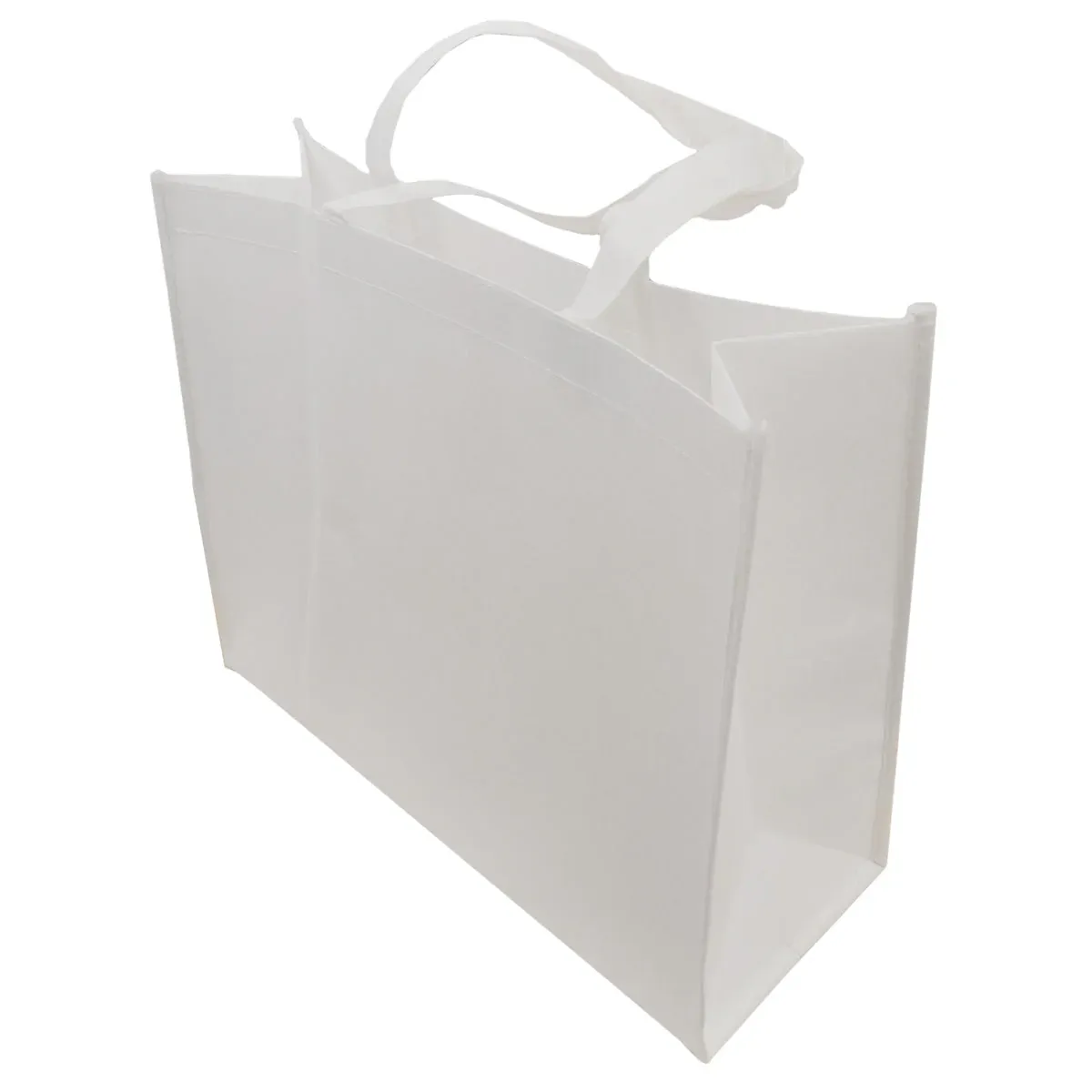 Wholesale Carton - 80 x Shopping Bags with Gusset - Fibre Paper - 40cm x 32cm - Short Handles - Image 3