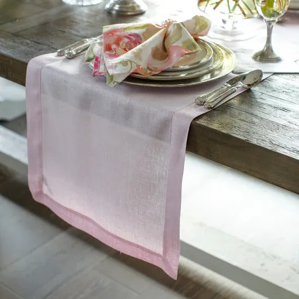 Hemstitch Linen Table Runner - 17" Wide - Sale - Image 8