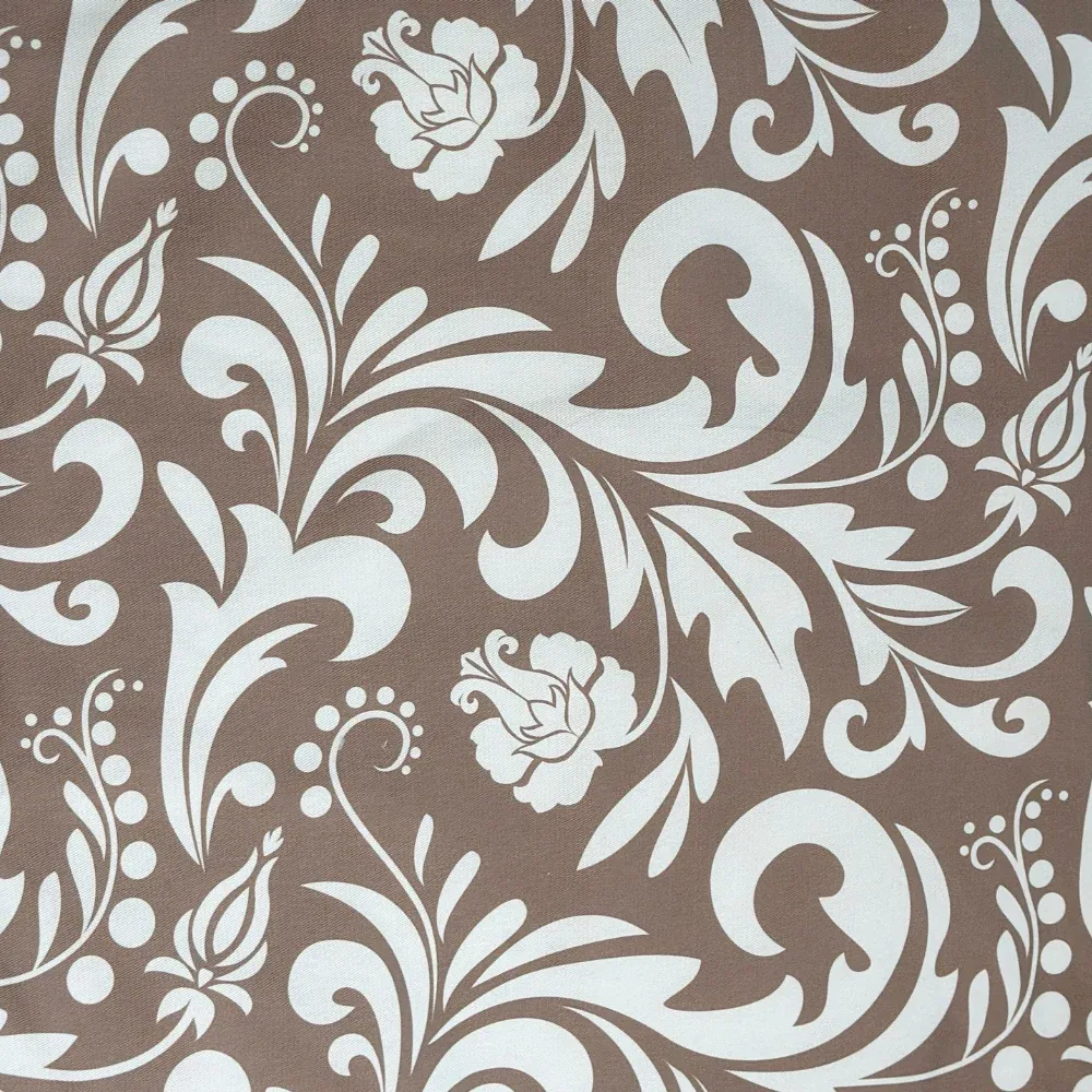 Taupe Damask Italian Cotton Napkin - New - Image 2