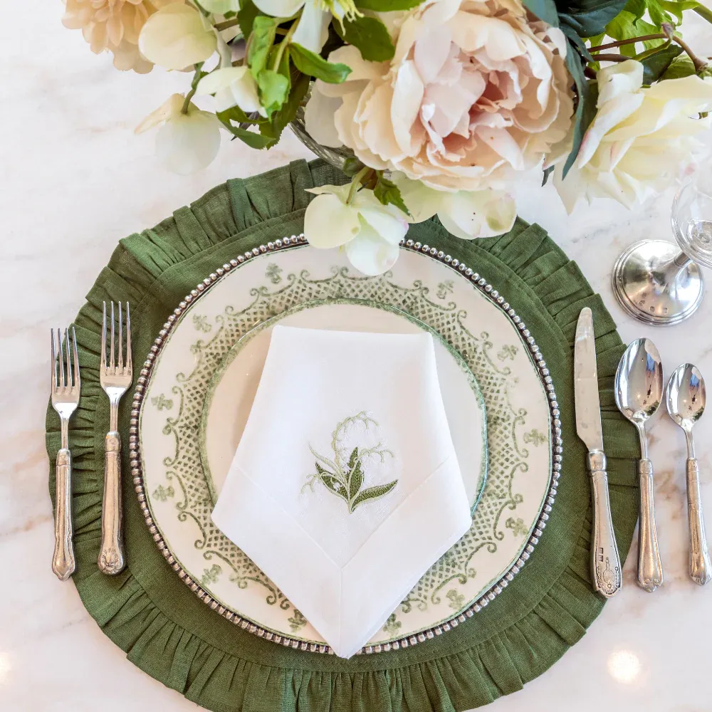 Lily of the Valley Large Napkin - New - Image 3