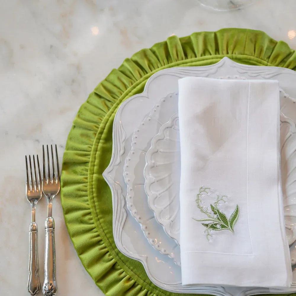 Lily of the Valley Large Napkin - New - Image 5