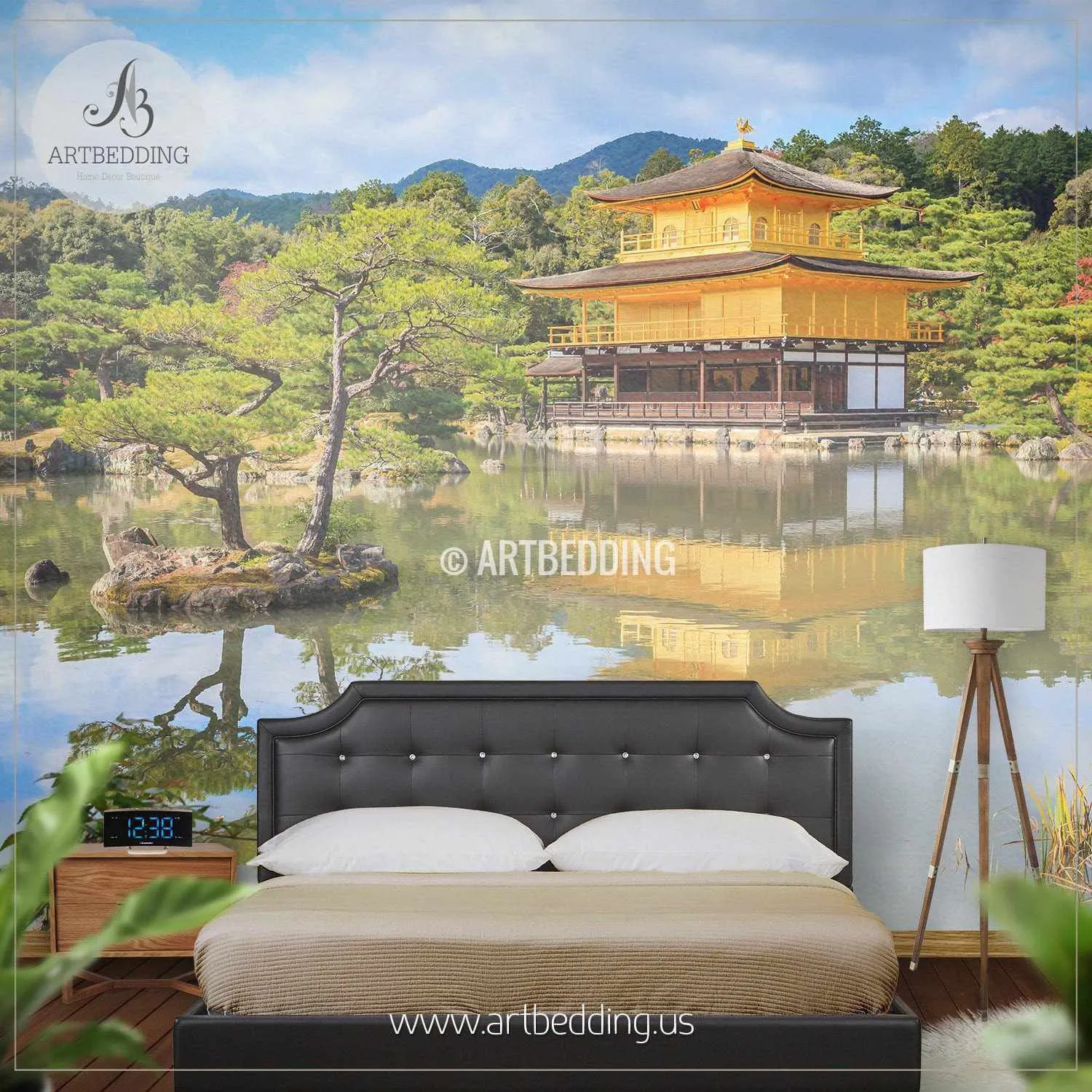 Autumn in Kyoto, Japan Forest Self Adhesive Peel & Stick, Nature wall mural - Image 3
