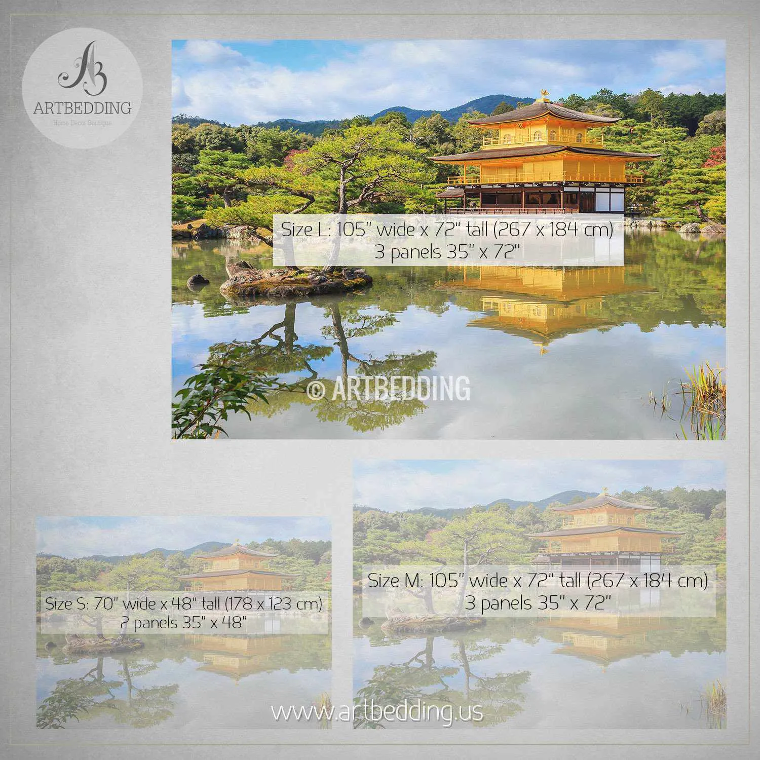 Autumn in Kyoto, Japan Forest Self Adhesive Peel & Stick, Nature wall mural - Image 4